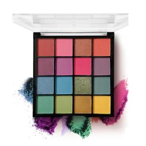 16 Color Matte Eye Shadow Palette 15 g  (Multishades)