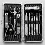 16 in 1 | Professional Manicure Kit for Men & Women Stainless Steel nail Clippers Tools (Pack of 1) Multicolor