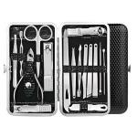 Professional 16 IN 1 Proffesional Stainless Steel Manicure Pedicure Kit For Women Pedicure Tools Set.