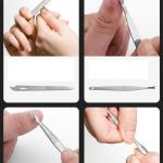 Professional 16 IN 1 Proffesional Stainless Steel Manicure Pedicure Kit For Women Pedicure Tools Set.