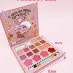 17 Color eyeshadow Makeup Palette for Girls and Kids (Pack of 1)