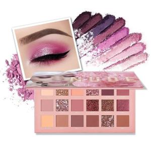 18 Color Makeup Palette Highlighters Eye Make Up Palate(Pack of 1).