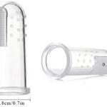 Baby Finger Brush - Baby Teeth Brush, Baby Silicone (Clear Color, Pack of 1)