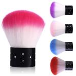 1 Pcs Nail Dust Brush Soft Nail Cleaner Brush Nail Art Duster Remover Brush(Multicolor)