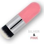 2 Pcs Liquid Foundation Brush Set, Pink Gold and Pink Silver, Face Makeup Brush