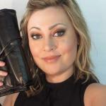 Makeup Brush Set with Black Leather Case- BLACK, 24 Pieces