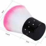 1 Pcs Nail Dust Brush Soft Nail Cleaner Brush Nail Art Duster Remover Brush(Multicolor)