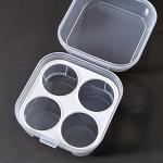 Sponge 4 Pcs in A Storage Box ,Makeup Cosmetic Puff Makeup Sponge (Multicolour)