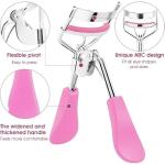 Eyelash Clip Professional Lash Curler Fashion Eyelashes Tools(Pink Rose).
