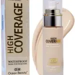 Professional Waterproof Long Lasting High Coverage Matte Finish HD Foundation Cream (Pack of 1)