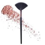 Soft Bristles Fan Brush & Eyeliner Makeup Brush Combo (Pack of 1)