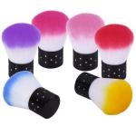 1 Pcs Nail Dust Brush Soft Nail Cleaner Brush Nail Art Duster Remover Brush(Multicolor)