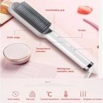 Electric Hair Straightener Brush Straight Quick Iron Hot Comb (COLOUR AS PER AVAILABILITY)Pack of 1