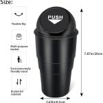 Multipurpose Car Trash Bin ( Multicolor) 1 Piece