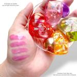 Sparkling Heart-Shaped Lip Gloss, Multicolor (Pack of 1).