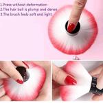 1 Pcs Nail Dust Brush Soft Nail Cleaner Brush Nail Art Duster Remover Brush(Multicolor)