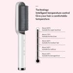 Electric Hair Straightener Brush Straight Quick Iron Hot Comb (COLOUR AS PER AVAILABILITY)Pack of 1