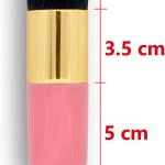 2 Pcs Liquid Foundation Brush Set, Pink Gold and Pink Silver, Face Makeup Brush
