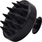 Scalp Massager Shampoo Brush |Natural Stone for Face Neck Healing Skin.(Black).1 Piece.