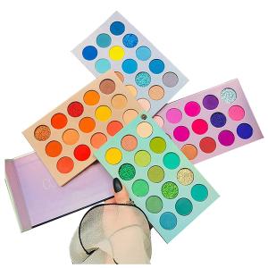60 Colors Eyeshadow Palette Mattes And Shimmers High Pigmented (Pack of 1).