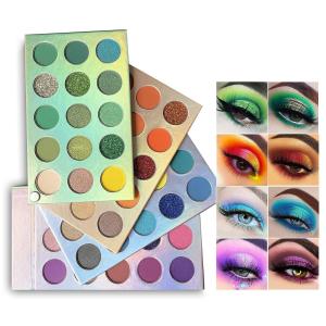 60 Colors Eyeshadow Palette Mattes And Shimmers High Pigmented (Pack of 1).