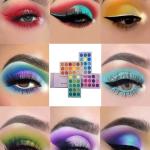 60 Colors Eyeshadow Palette Mattes And Shimmers High Pigmented (Pack of 1).