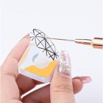 Nails Art Brush Nails Art Liner Brush Practical Nails Brush Nails Dotting Drawing Tool Nails Painting Pen For Salons (Black).