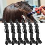 6 Pcs Hair Clip For Styling And Sectioning, Hair Barrett For Women, Professional Salon Clip For Hair Styling (Black)