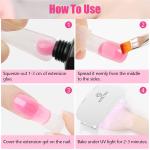 PROFESSIONAL Nail Art Fast Building UV Led Gel Clear 1 Pcs
