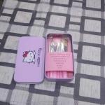 7 Piece Brush Set for Women Pieces Travel Makeup Brushes (Pink).
