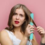 Mini Electronic Hair Crimper and Curler - Ceramic Design Styling Tool(Multicolor) Pack o f 1.