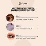 4 Shades Beauty Face Blusher and Highlighter (Pack of 1)