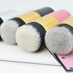 2 Pcs Liquid Foundation Brush Set, Pink Gold and Pink Silver, Face Makeup Brush