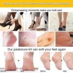 8 in 1 Pedicure Tool Kit for Feet Foot Scrubber for Dead Skin, Callus Remover(Set of 1).