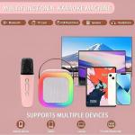 Mini Bluetooth Speaker with Wireless Mic, in-Built USB Rechargeable Battery(1 Piece)