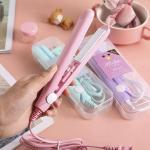 Mini Electronic Hair Crimper and Curler - Ceramic Design Styling Tool(Multicolor) Pack o f 1.