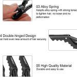 6 Pcs Hair Clip For Styling And Sectioning, Hair Barrett For Women, Professional Salon Clip For Hair Styling (Black)