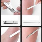 16 in 1 | Professional Manicure Kit for Men & Women Stainless Steel nail Clippers Tools (Pack of 1) Multicolor
