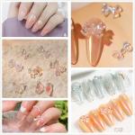 Nail Art Palette Decorations, 12 Grids Arora Bow Butterfly,
