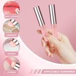 Silicone Lip Brush with Cover Lipstick Makeup Brushes Women.