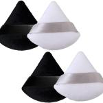 Triangle Shape Makeup Sponge Puff, (Pack Of 5) Multicolor