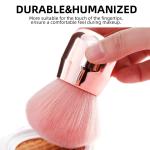 Mushroom Multi Purpose Brush Makeup | Cosmetic Brush, Small Efficient Soft Bristles Nail Art Dust Brush(1 Piece).