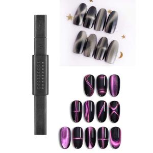 3D Cat-Eye Magnet for Nail Art, Gel & Nail Polish, Magnetic Stick 3D Line Strip Magnetic Board Nail Polish Tool(1 Piece).