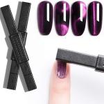 3D Cat-Eye Magnet for Nail Art, Gel & Nail Polish, Magnetic Stick 3D Line Strip Magnetic Board Nail Polish Tool(1 Piece).