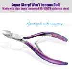 Colorful Nail Clipper Colorful Stainless Steel Titanium Nail Dead Skin Removal Clipper(1 Piece)