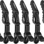 6 Pcs Hair Clip For Styling And Sectioning, Hair Barrett For Women, Professional Salon Clip For Hair Styling (Black)