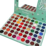 63-Color Eyeshadow Palette Kit With Mirror: Glitter, Shimmer, Matte Eye Shades Multicolor(1 Pcs).