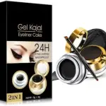 STUDIO TOUCH GEL KAJAL, EYELINER CAKE,24 HOUR, LONG LASTING ATER PROOF, 2 IN 1