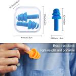 Soft Ear Plug For Sleeping,Noise Cancelling Back ground & meditation (5 pairs)