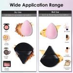 6 Pieces Powder Puff Soft Face Triangle Makeup Puff multicolors